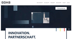 Desktop Screenshot of gdhs.de
